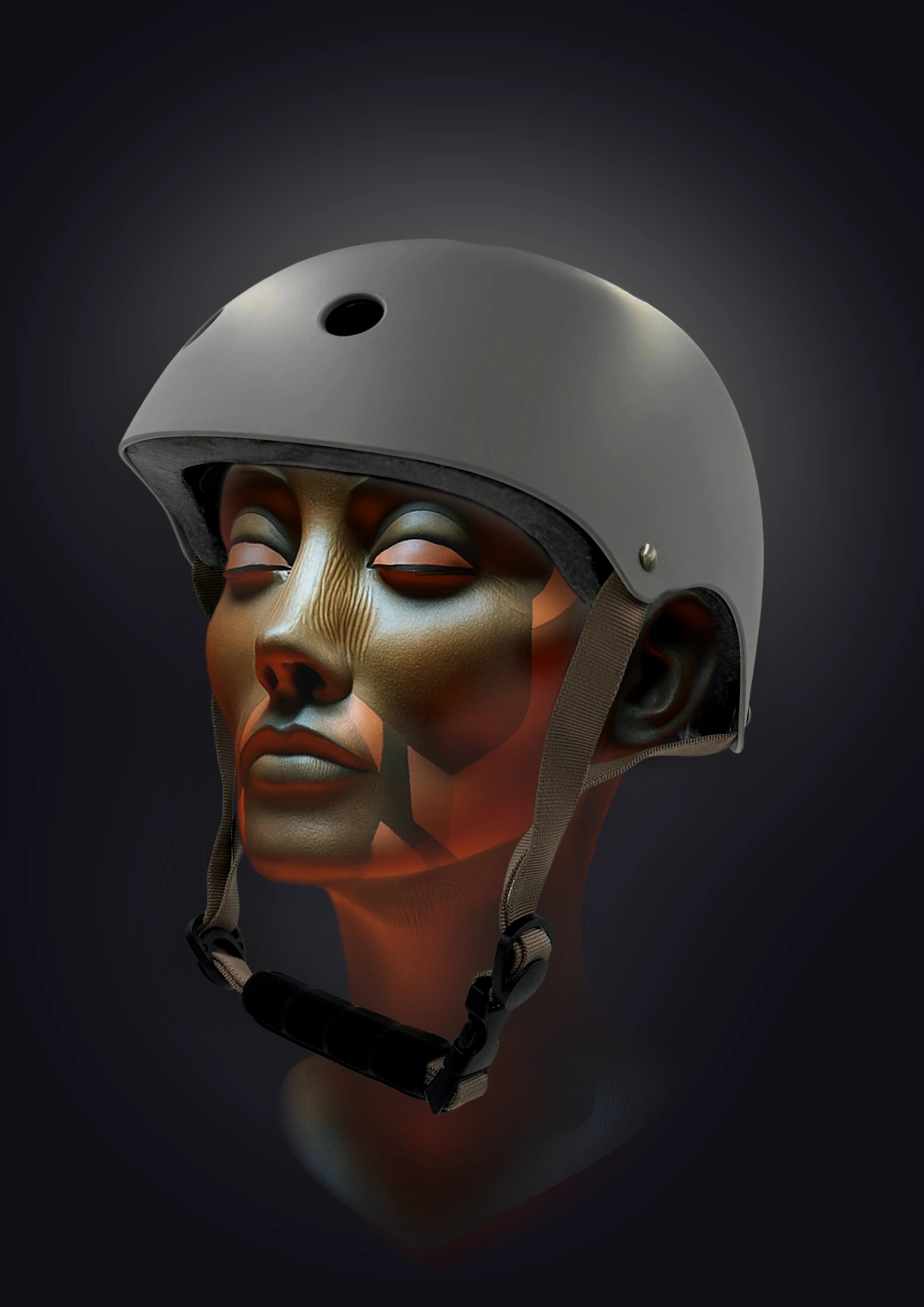 SKITT Dětská přilba NEXUS Edition, Cool Grey lifestyle postava